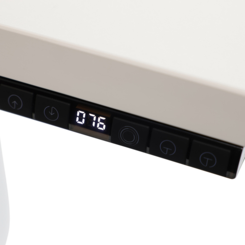 UDOBÄR elektrisch in hoogte verstelbaar bureau met T-voetonderstel
