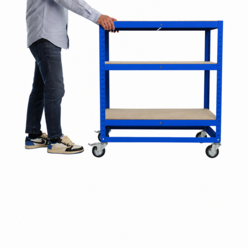 UDOBÄR Etagewagen, draagvermogen 150 kg, 3 etages