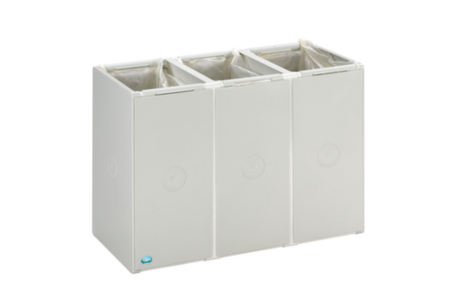 VAR Afvalverzamelbox zonder deksel, 3 x 40 l