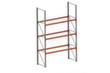 META Palletstelling MULTIPAL voor 12 pallets, 2870 mm breed, 4 opslagniveaus