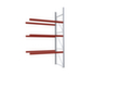 META Palletstelling MULTIPAL voor 8 pallets, 1910 mm breed, 4 opslagniveaus