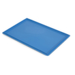 Deksel voor gekleurde euronorm stapelbak Raja blauw 600 x 400 x16 mm