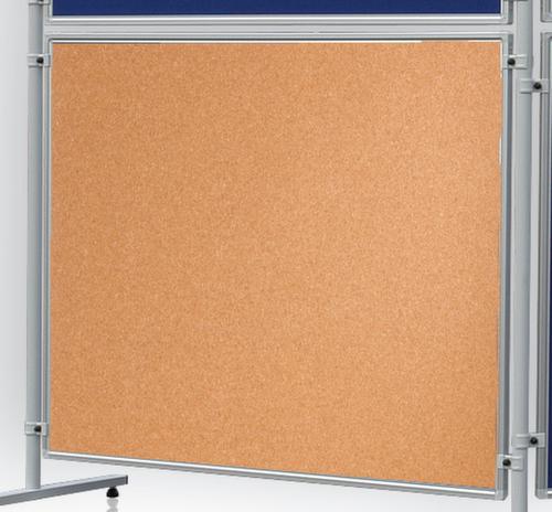 Franken Scheidingswand, hoogte x breedte 1500 x 1200 mm, wand bruin