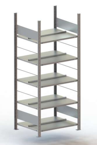 META Boutloze vijlplank voor gebruik aan beide zijden, 5 vloer, met corrosiebeschermende zinklaag