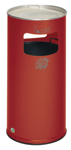 VAR Combi-asbak, rood