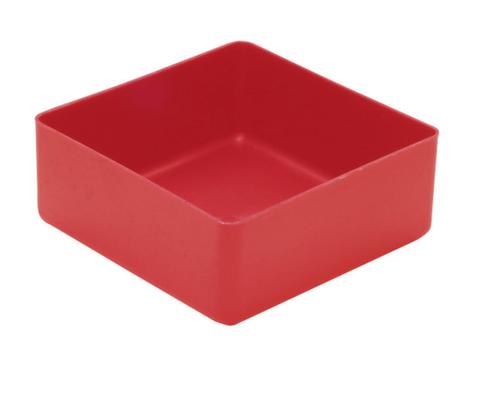 inzetbak, rood, lengte x breedte 99 x 99 mm