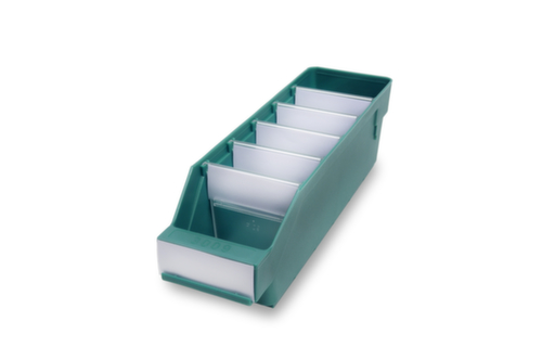 Stellingbak met zichtopening, groen, diepte 300 mm