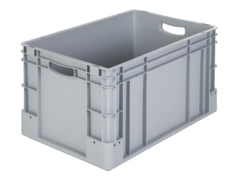 Industriële stapelbak, grijs, inhoud 60 l