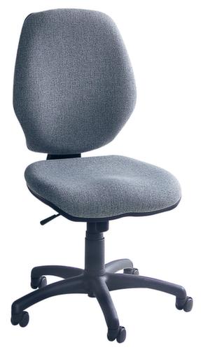 Bureaustoel met comfortbekleding, grijs
