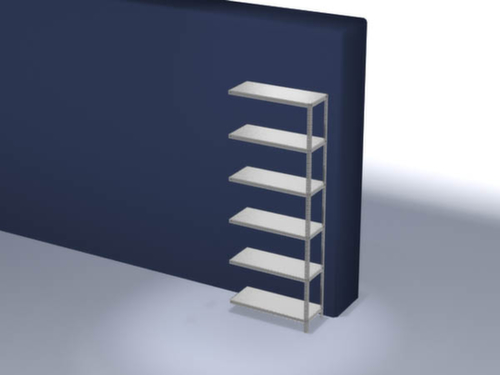 hofe Schroefstelling aanbouwsectie, 6 vloer, met corrosiebeschermende zinklaag