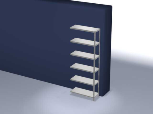 hofe Schroefstelling aanbouwsectie, 6 vloer, met corrosiebeschermende zinklaag