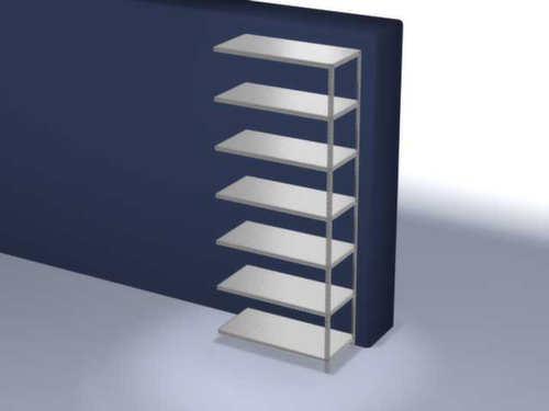 hofe Schroefstelling aanbouwsectie, 7 vloer, met corrosiebeschermende zinklaag