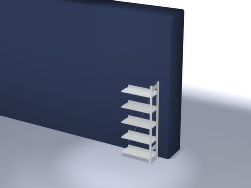 hofe Inhaakstelling voor dossiers aanbouwsectie, 5 vloer, RAL7035 lichtgrijs