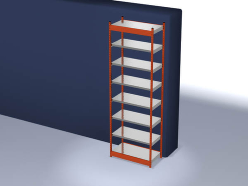 hofe Inhaakstelling, hoogte x breedte x diepte 3000 x 1060 x 500 mm, 7 legborden