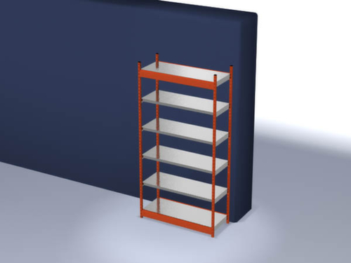 hofe Inhaakstelling, hoogte x breedte x diepte 2500 x 1360 x 500 mm, 6 legborden