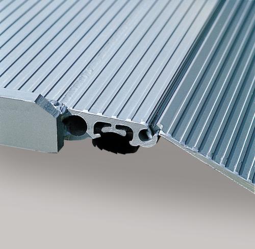 Laadbrug met rubberen profiel