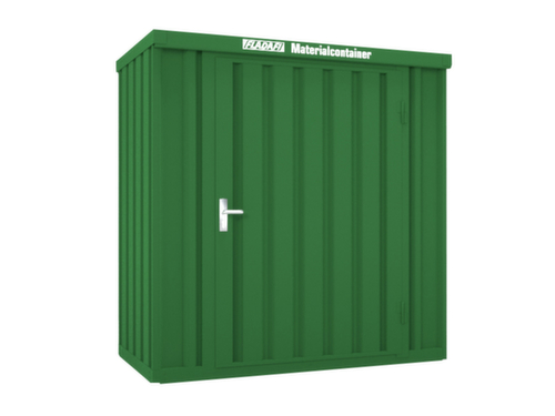 Säbu Gelakte materiaalcontainer FLADAFI® met houten vloer