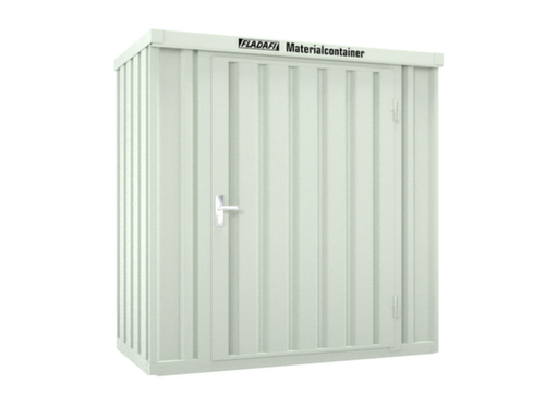 Säbu Gelakte materiaalcontainer FLADAFI® met houten vloer