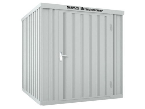 Säbu Gelakte materiaalcontainer FLADAFI® met houten vloer