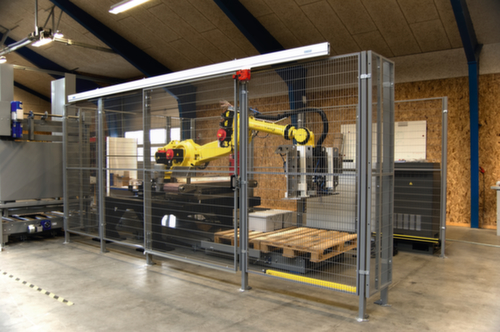 TROAX wandelement voor machine-veiligheidshek, hoogte x breedte 2050 x 300 mm