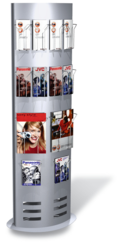 Tweezijdige informatiezuil, hoogte x breedte x diepte 1650 x 600 x 320 mm