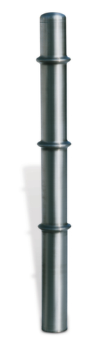 RVS afzetpaal, hoogte 900 mm, voor insteken met grondplug