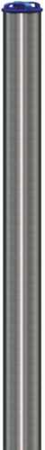 RVS afzetpaal, hoogte 900 mm, voor insteken met grondplug
