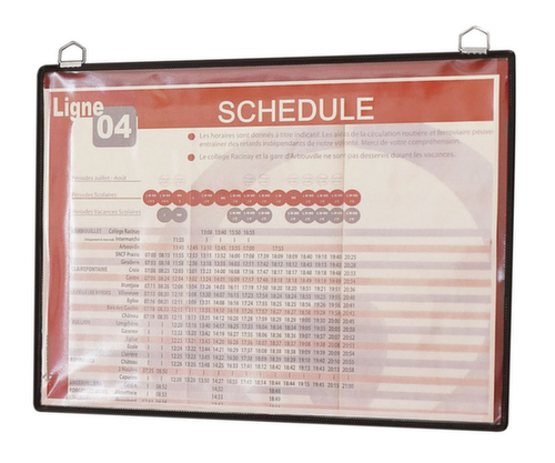 tarifold presentatiehoes tview, DIN A5, frame met metalen oog