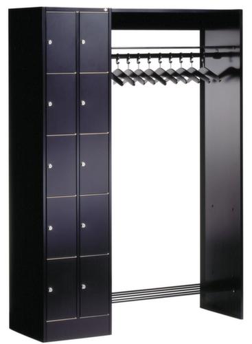 C+P Locker met kapstok Classic met 10 vakken + hoedenplank + schoenenrooster, breedte 1410 mm