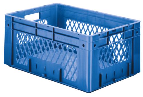 Euronorm-stapelbakken, blauw, inhoud 50 l