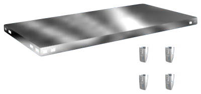 hofe Legbord voor magazijnstelling, breedte x diepte 1000 x 500 mm