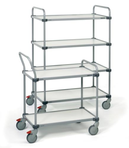 Treston ESD-tafelwagen 1000x430 mm, draagvermogen 150 kg, 2 etages