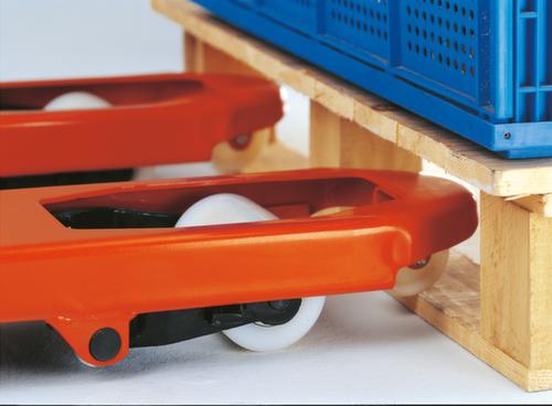 RAPIDLIFT Pallethefwagen, 2500 kg draagvermogen, massief rubber/polyurethaan