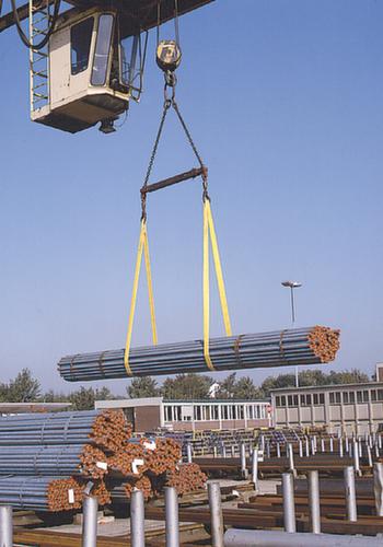 Hijsband in groen, 2000 kg draagvermogen