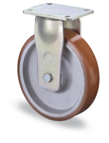 BS-ROLLEN Zwaarlastwiel, draagvermogen 800 kg, polyurethaan banden