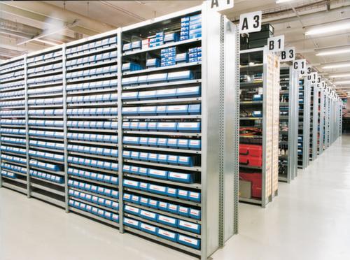 BITO Stelling met bakken, aanbouwsectie