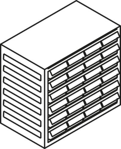 Treston Transparante magazijnbak voor magazijnstandaard