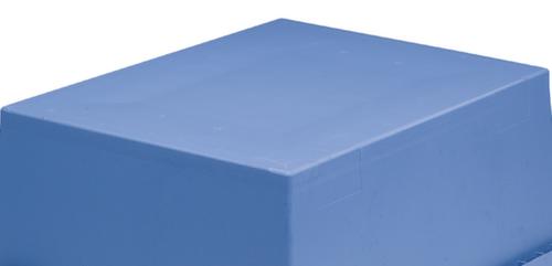 BITO Herbruikbare grootvolumebak, inhoud 120 l, krokodildeksel