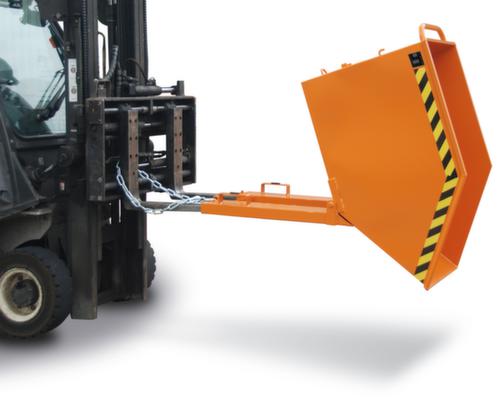 Bauer Olie- en waterdichte kiepbak voor spaanders