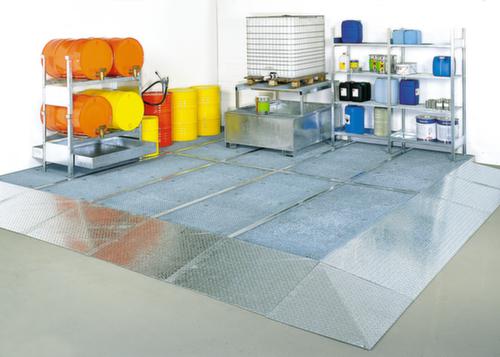 Platte bodemopvangbak