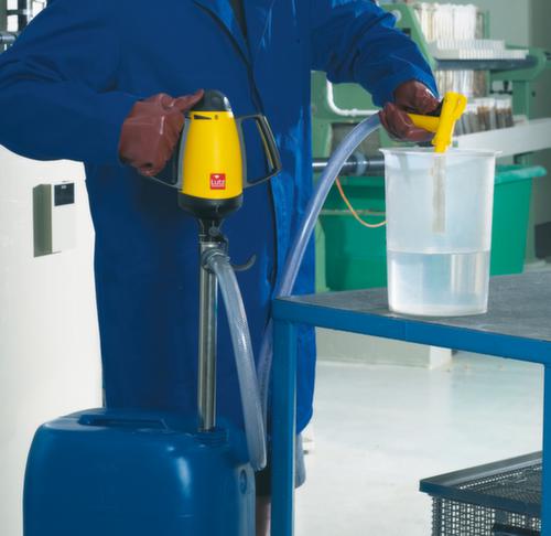 Lutz Elektrische vatpomp voor diverse stoffen, voor dunvloeibare zuren en logen, 75 l/min