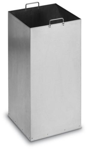 Afvalverzamelbak inclusief sticker, 76 l, RAL1023 verkeersgeel, deksel geel