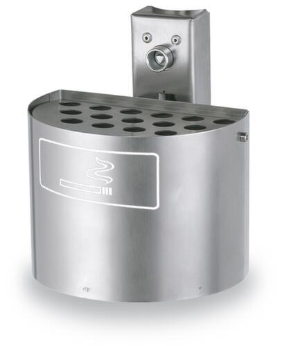 Asbak voor wand- of paalmontage