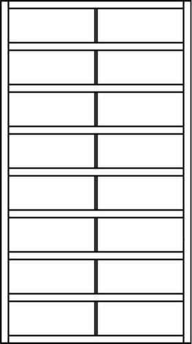 PAVOY Vakkenkast Basis, 16 vakken