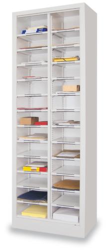 PAVOY Post- en sorteerstelling Basis lichtgrijs