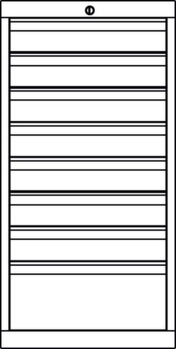 PAVOY Ladekast Basis Plus, 8 lade(n)