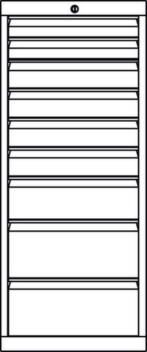 PAVOY Ladekast Basis Plus, 9 lade(n)