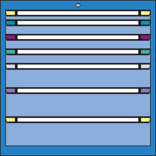 Thurmetall Ladekast met breedte van 605 mm, 7 lade(n)