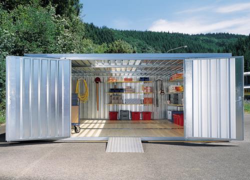 Säbu Gelakte containercombinatie FLADAFI® met verschillende modules