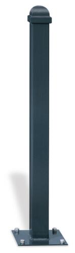 Trottoirpaal met halve kogelkop